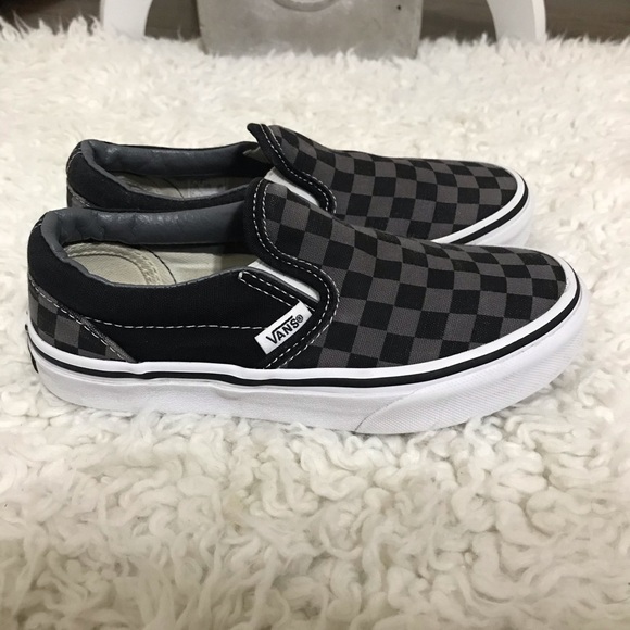 boys checkered vans